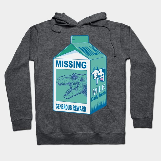 Missing T-Rex Jurassic Hoodie by Manikool